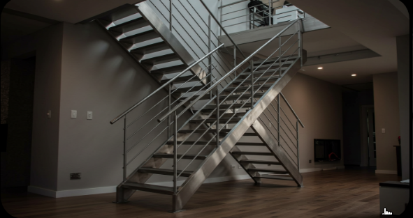 escalier metallique interieur